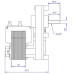 Мотор редуктор Mellor 2 оборота 25W 23Nm -FB1397
